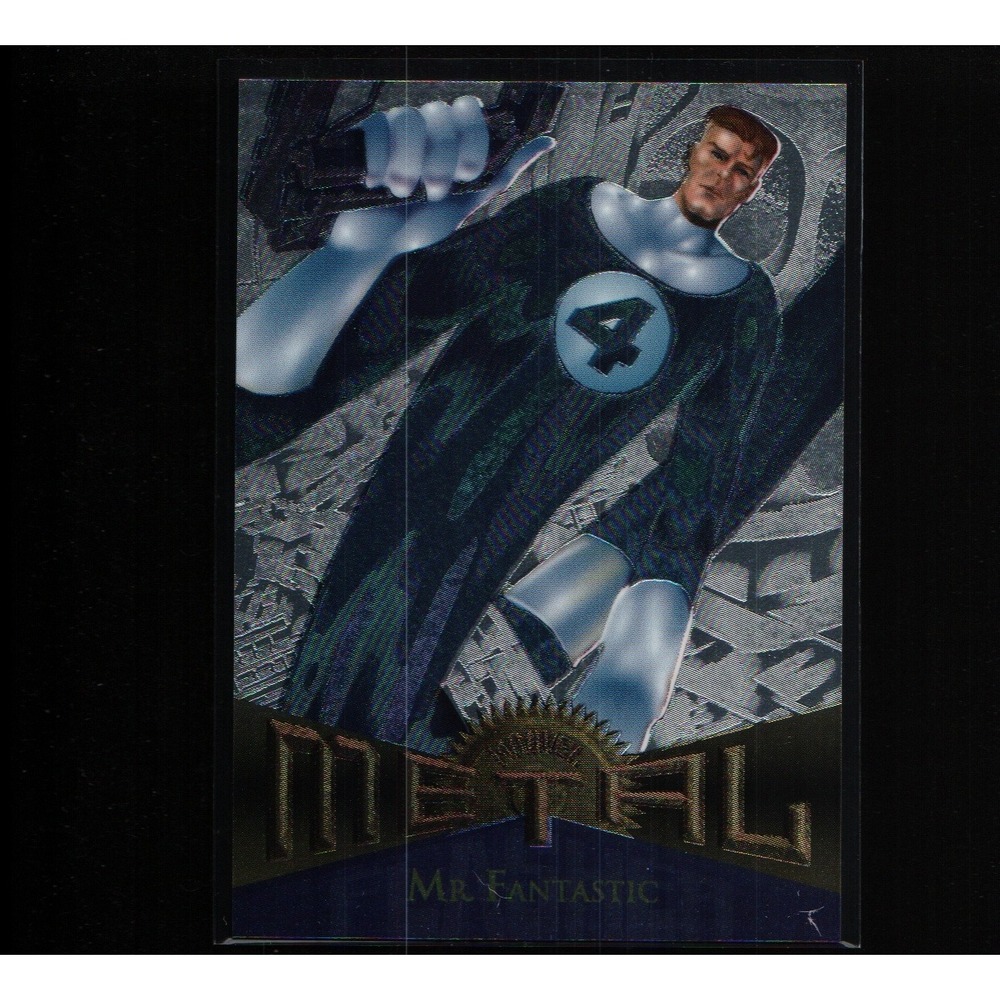 Mr.Fantastic (36) 1995 Fleer Metal Marvel silver flasher